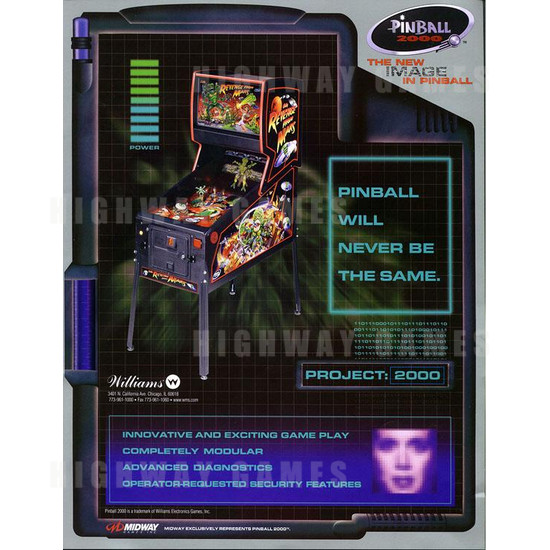 Revenge from Mars Pinball (1999) - Brochure Inside 02