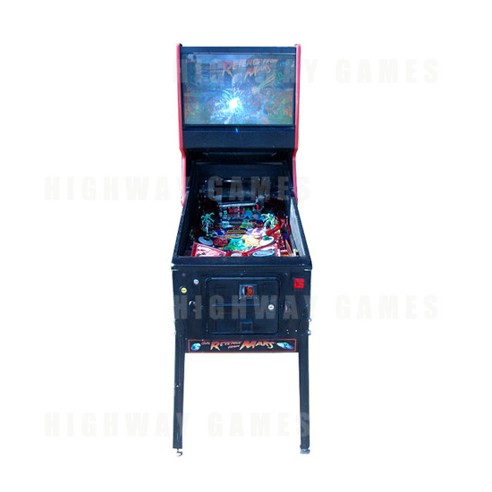 Revenge from Mars Pinball (1999) - Front View