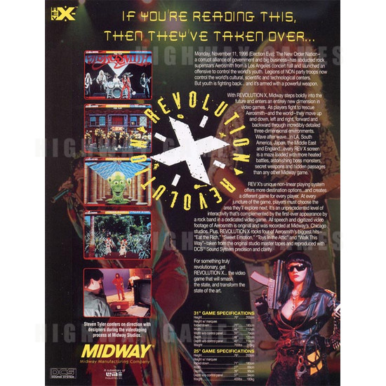 Revolution X 3 Player - Brochure Back
