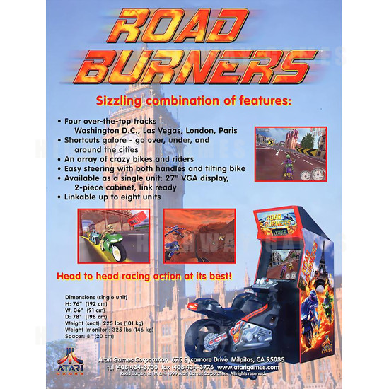 Road Burners - brochure Back