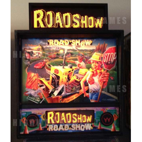 Road Show Pinball Machine - Backglass