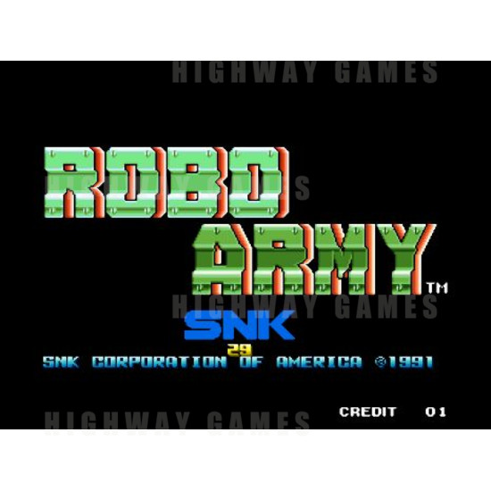 Robo Army - Title Screen 22KB JPG