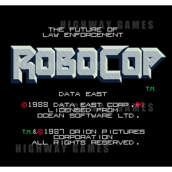 RoboCop - Title Screen