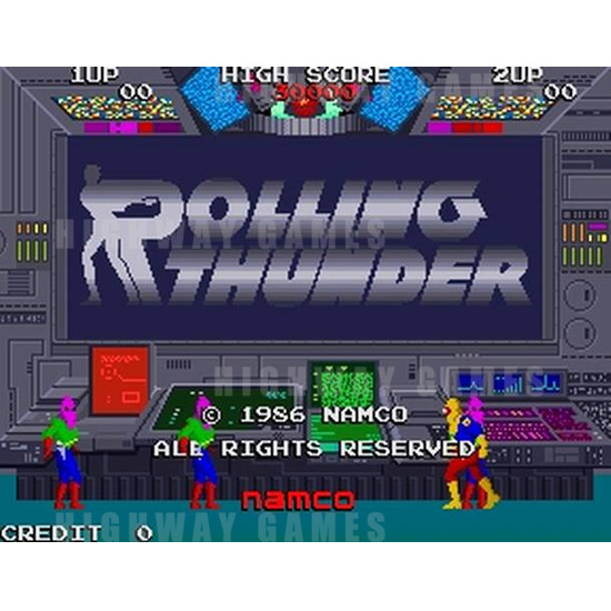 Rolling Thunder - Title Screen 45KB JPG