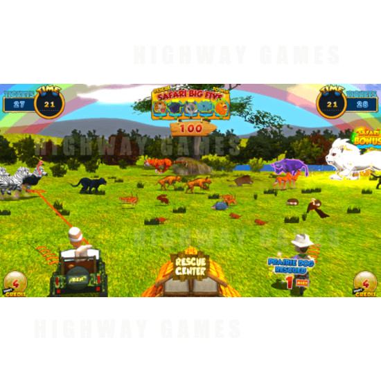 Safari Ranger DLX Arcade Machine - Safari Ranger DLX Screenshot 1