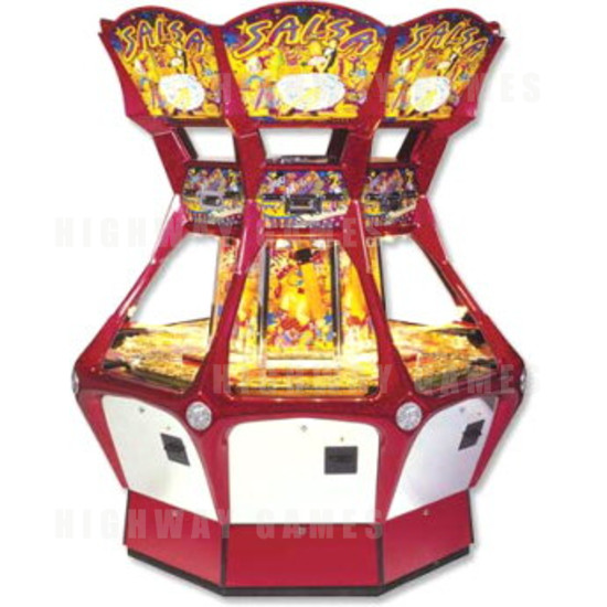 Salsa 8 Player Coin Pusher - Salsa 8 Player Pusher Cabinet