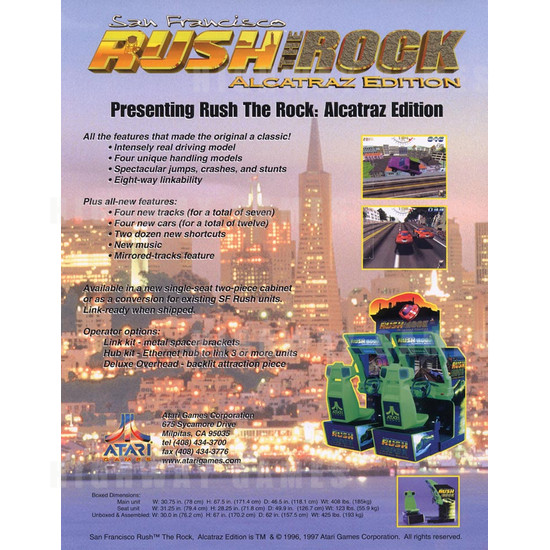 San Francisco Rush the Rock: Alcatraz Edition - Brochure