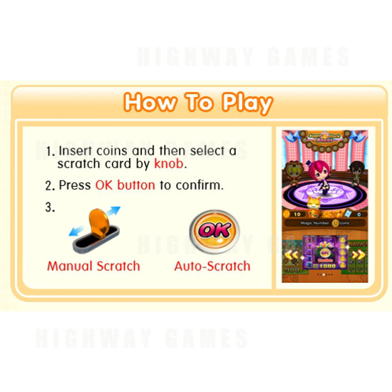 Scratch & Win Arcade Machine - Scratch & Win Arcade Machine - How to Play