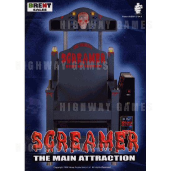 Screamer: Seat Of Terror Arcade Redemption Machine - Screamer: Seat Of Terror