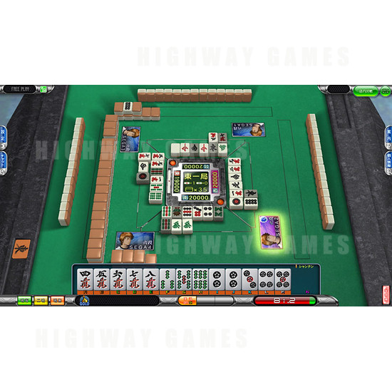 Sega Network Mahjong MJ5 - Screenshot
