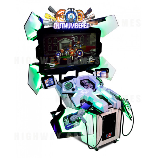 Outnumbered DLX Arcade Machine - 2 Player Screen