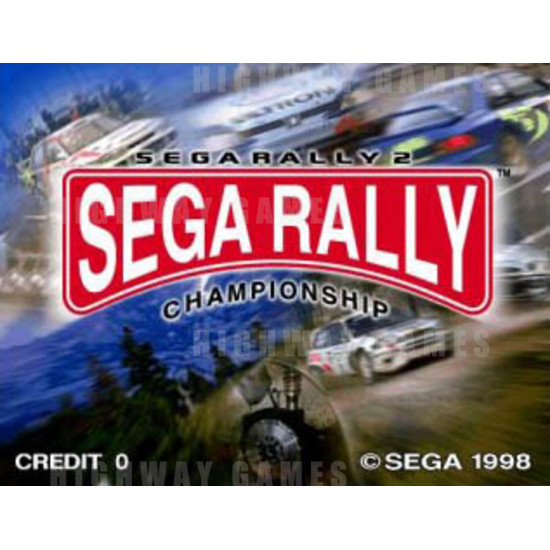 Sega Rally 2 DX Arcade Machine - Screenshot