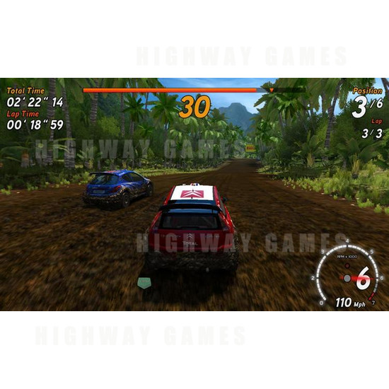 Sega Rally 3 DX Arcade Machine - Screenshot