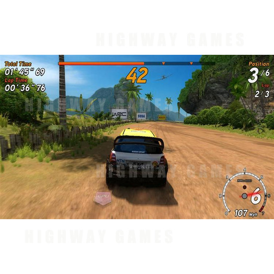 Sega Rally 3 DX Arcade Machine - Screenshot