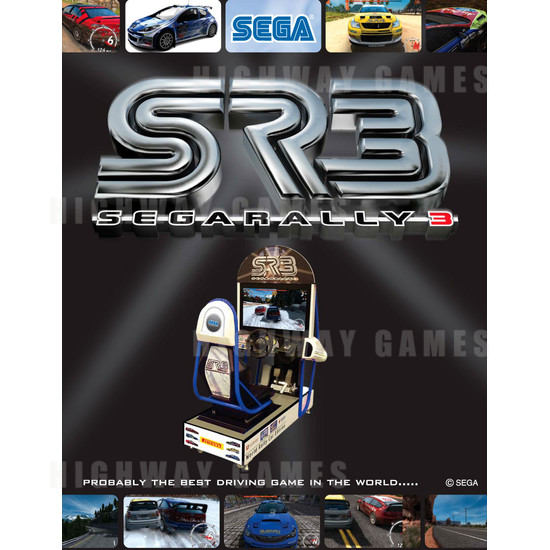 Sega Rally 3 SD Arcade Machine - Brochure Front