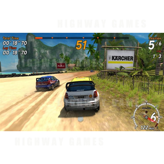 Sega Rally 3 Twin Arcade Machine - Screenshot