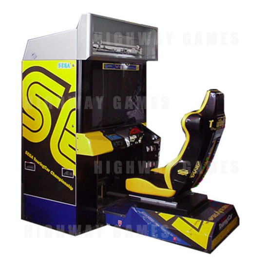 Sega Touring Car Championship DX Arcade Machine - Angle View