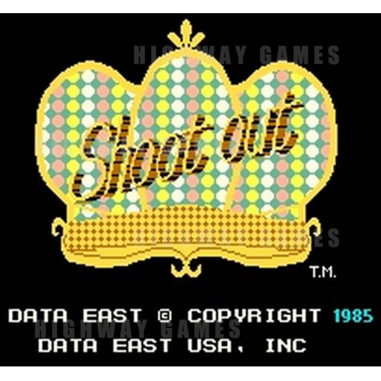 Shoot Out - Title Screen 37KB JPG