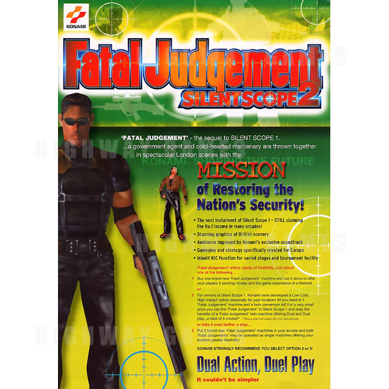 Silent Scope 2: Fatal Judgement - Brochure Front