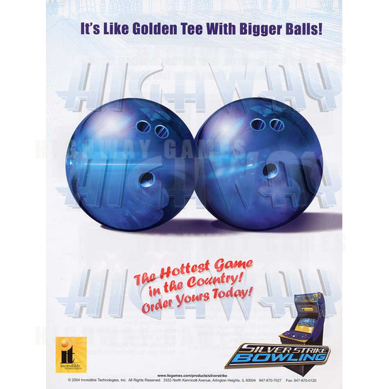 Silver Strike Bowling - Brochure Front