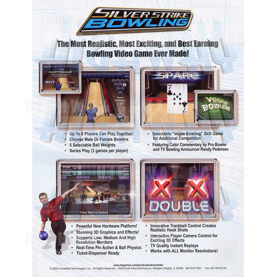 Silver Strike Bowling - Brochure Back