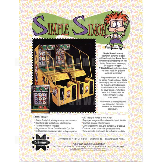 Simple Simon - Brochure