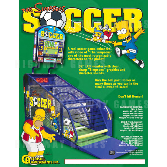 Simpsons Soccer - Brochure