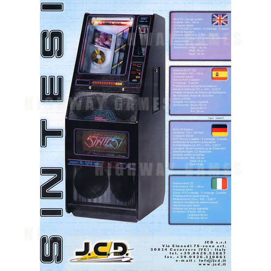 Sintesi Jukebox - Brochure