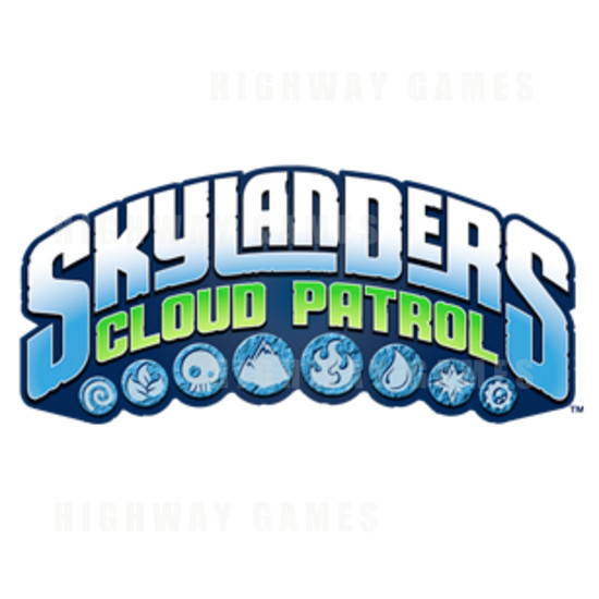 Skylanders Cloud Patrol Arcade Machine - Skylanders Arcade Machine Logo