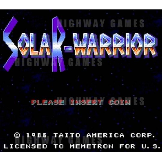 Solar Warrior - Title Screen 28KB JPG