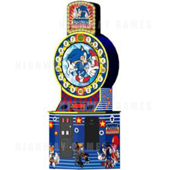 Sonic Spinner Arcade Machine - Chuck E. Cheese Cabinet