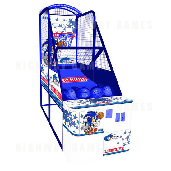 Sonic Sports Basketball Arcade Machine - Machine