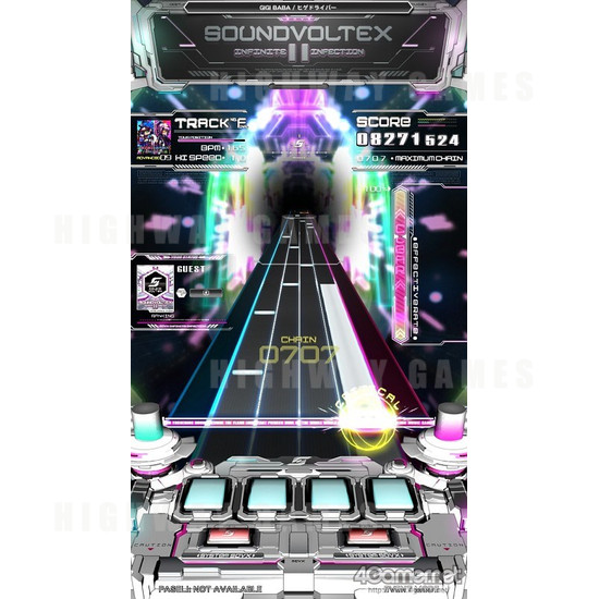 SOUND VOLTEX II - Infinite Infection  Arcade Machine - Sound Voltex II - Infinite Infection Screenshot 3