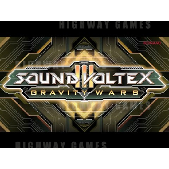 SOUND VOLTEX III Gravity Wars Arcade Machine.