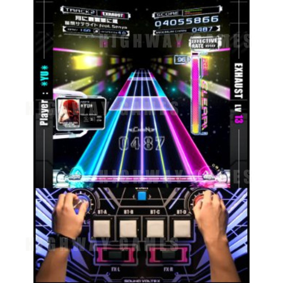 SOUND VOLTEX III Gravity Wars Arcade Machine - Sound Voltex III GRAVITY WARS Screenshot