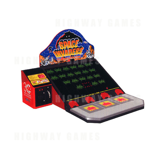 Space Invaders: Beat the Attackers Arcade Machine - Machine