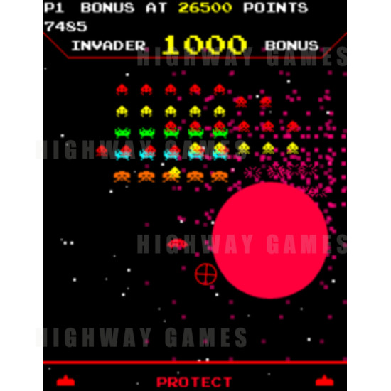 Space Invaders Frenzy Arcade Machine - Screenshot 1