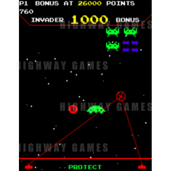Space Invaders Frenzy Arcade Machine - Screenshot 2