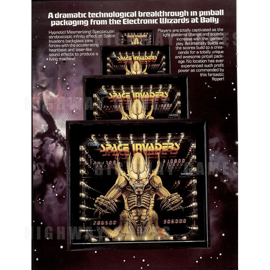 Space Invaders Pinball (1979) - Brochure Inside 01