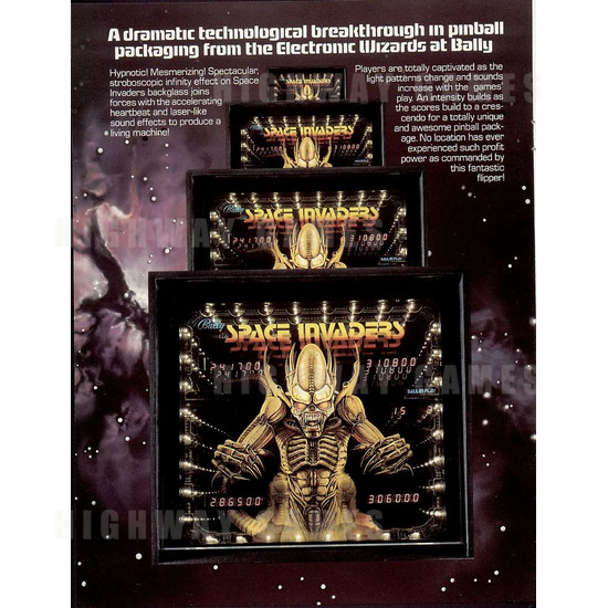 Space Invaders Pinball (1979) - Brochure Inside 01