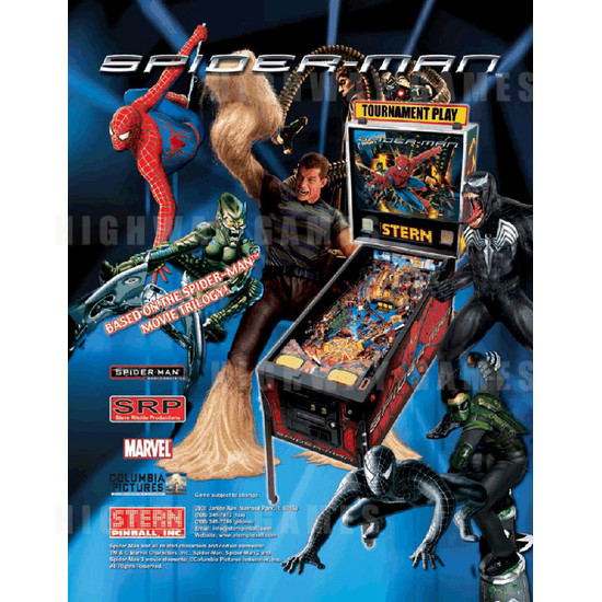 Spiderman Pinball (2007) - Brochure Front