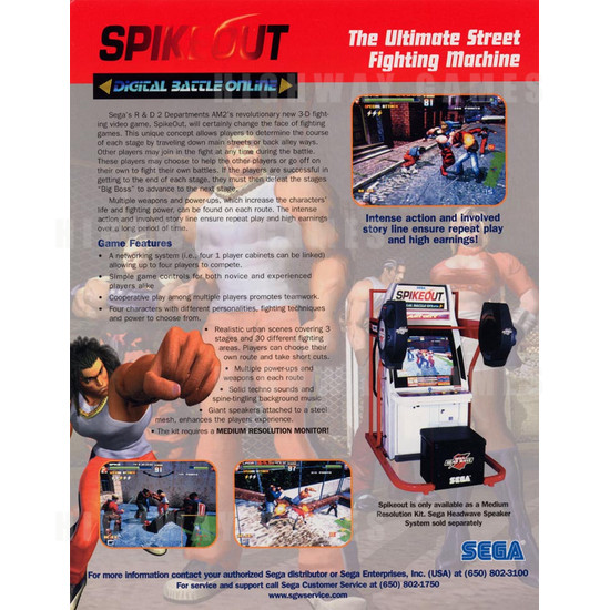 Spike Out - Brochure Back