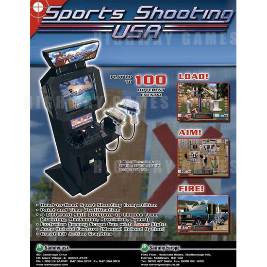 Sports Shooting USA - Brochure Back