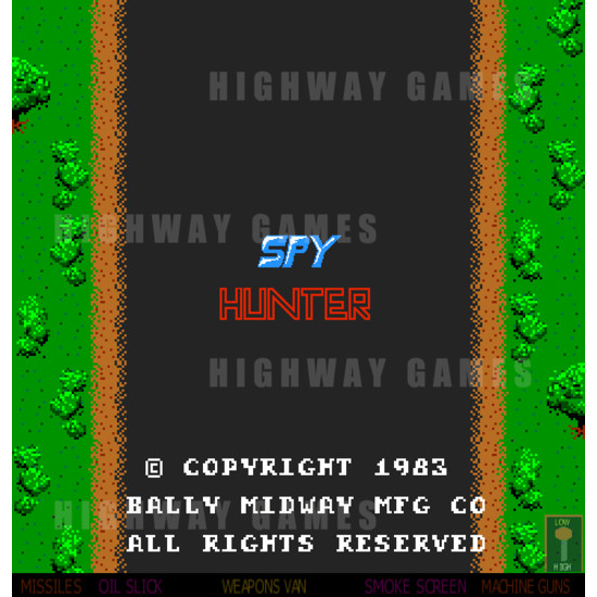 Spy Hunter - Title Screen