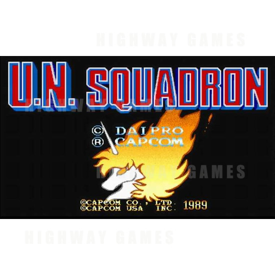 UN Squadron - Title Screen 41KB JPG