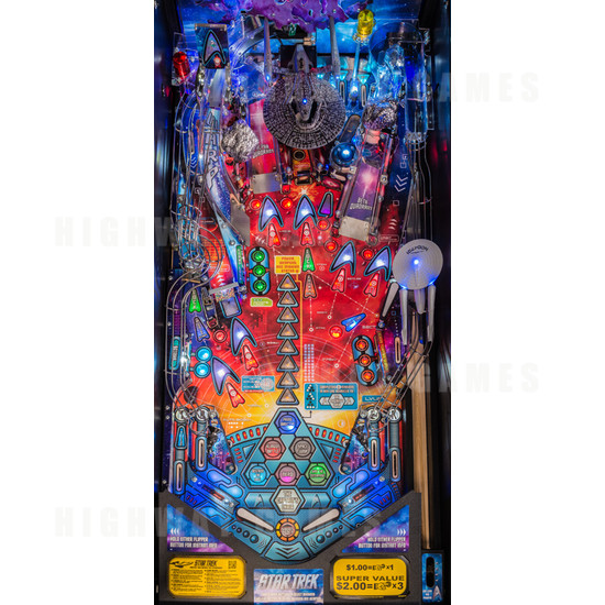 Star Trek Limited Edition Pinball Machine - Playfield