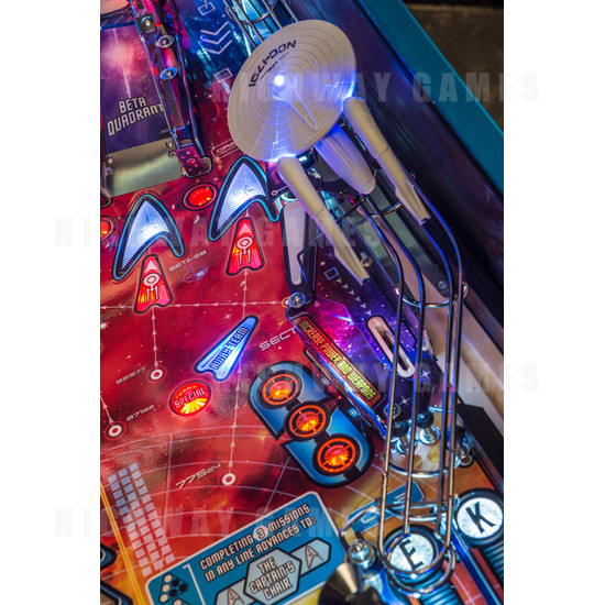 Star Trek Limited Edition Pinball Machine - Playfield Detail 2