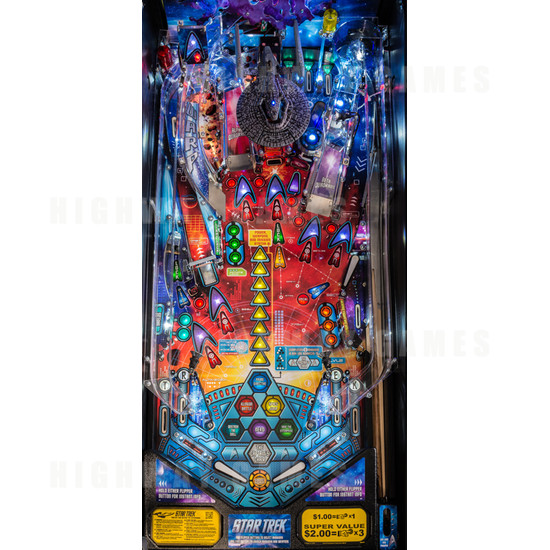 Star Trek Pro Pinball Machine - Playfield