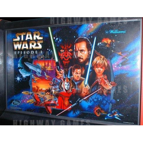 Star Wars Episode 1 Pinball (1999) - Back Glass