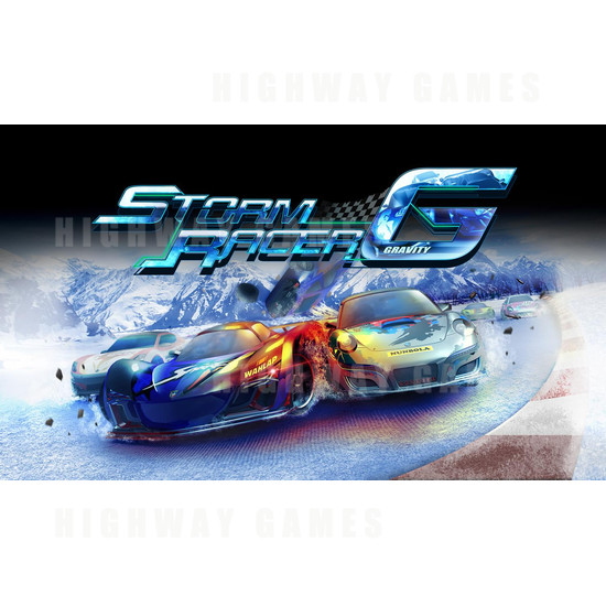 Storm Racer G 42" Deluxe Driving Machine  - Storm Racer G Logo 